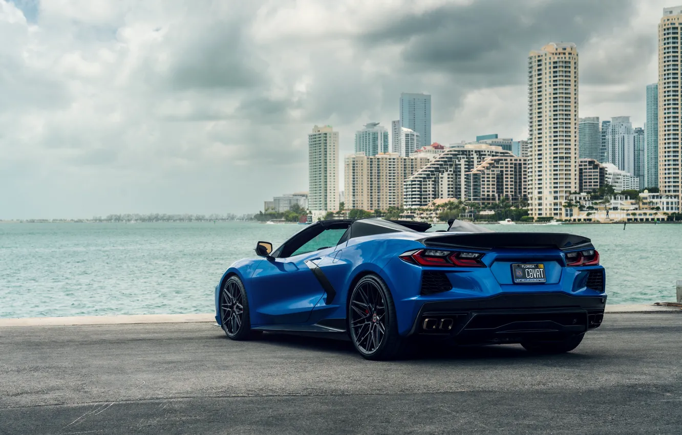 Photo wallpaper Chevrolet, wallpaper, Corvette Vossen Double RSC Rear