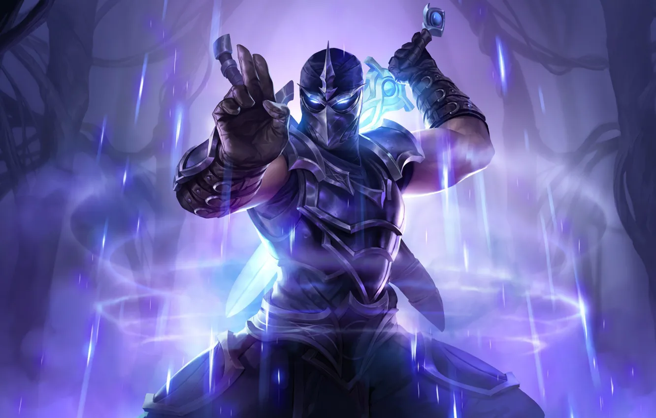 Photo wallpaper Shen, ninja, Legends of Runeterra