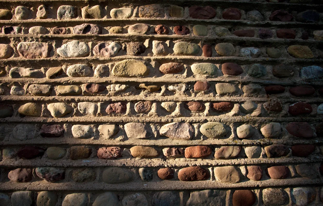 Photo wallpaper wall, stone, color, masonry