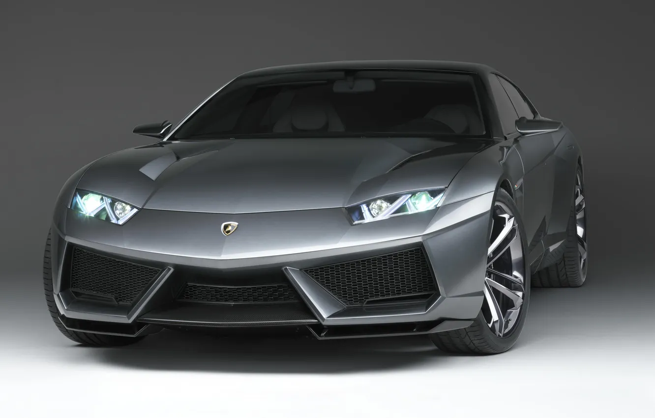 Photo wallpaper Lamborghini, electric car, The first Lamborghini electric car