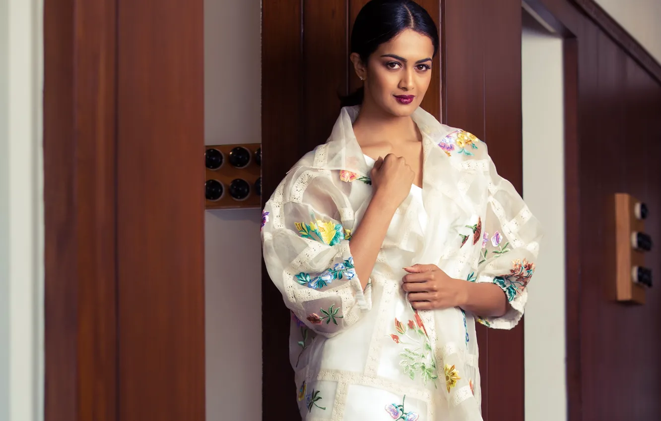 Photo wallpaper girl, hot, sexy, eyes, smile, beautiful, figure, model