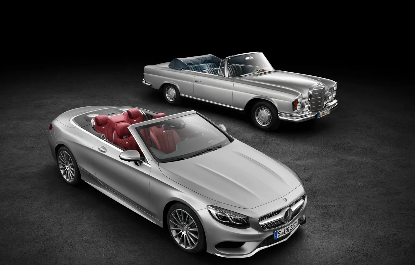 Photo wallpaper Mercedes-Benz, convertible, Mercedes, AMG, S 63, S-Class, 2015, A217
