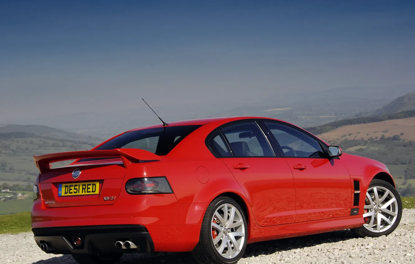 Photo wallpaper red, Vauxhall, the rear part, VRX8