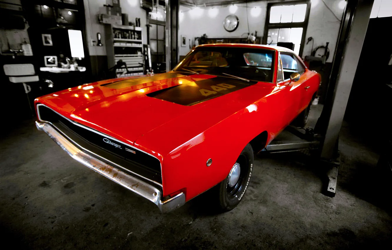 Photo wallpaper car, dodge, muscle, charger