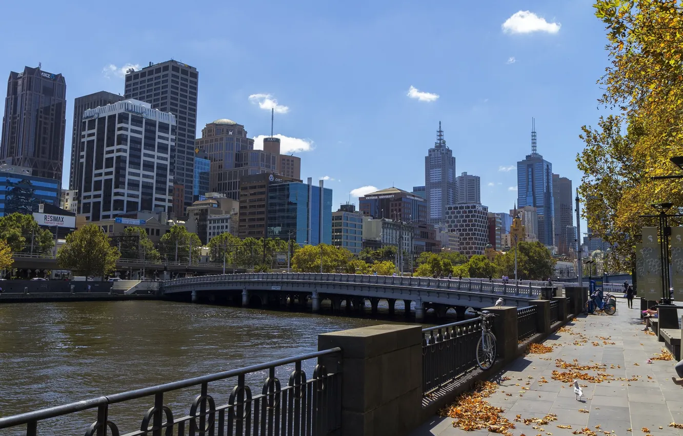 Photo wallpaper the city, Australia, day, Melbourne