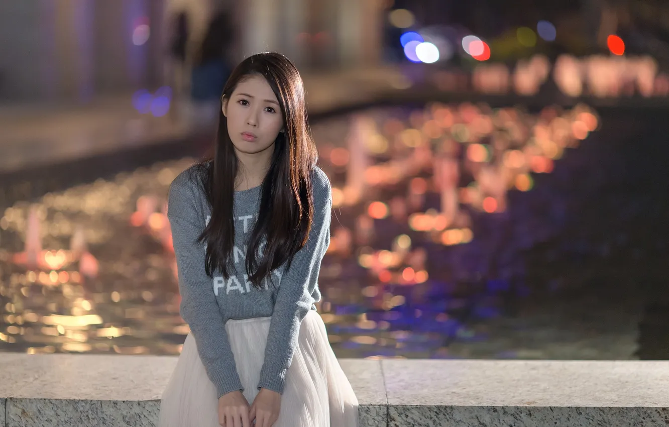 Photo wallpaper summer, look, face, hair, Asian