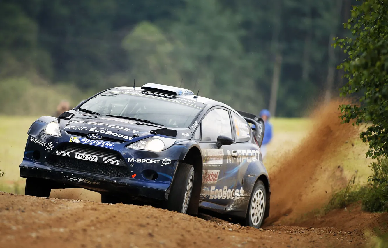 Photo wallpaper auto, race, sport, Ford, dirt, day, Ford, WRC