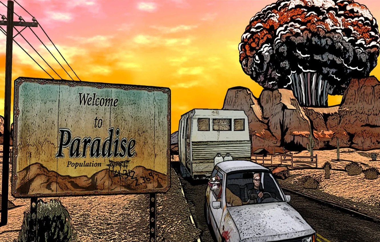Photo wallpaper game, games, POSTAL 2: Paradise Lost, POSTAL 2