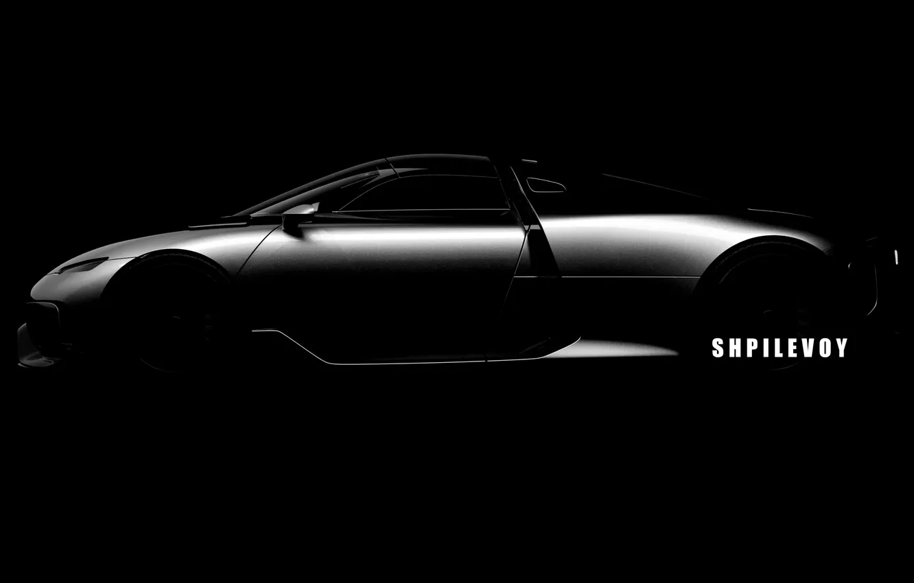 Photo wallpaper Concept, carbon, conceptcar, carbon composites, Shpilevoy M1