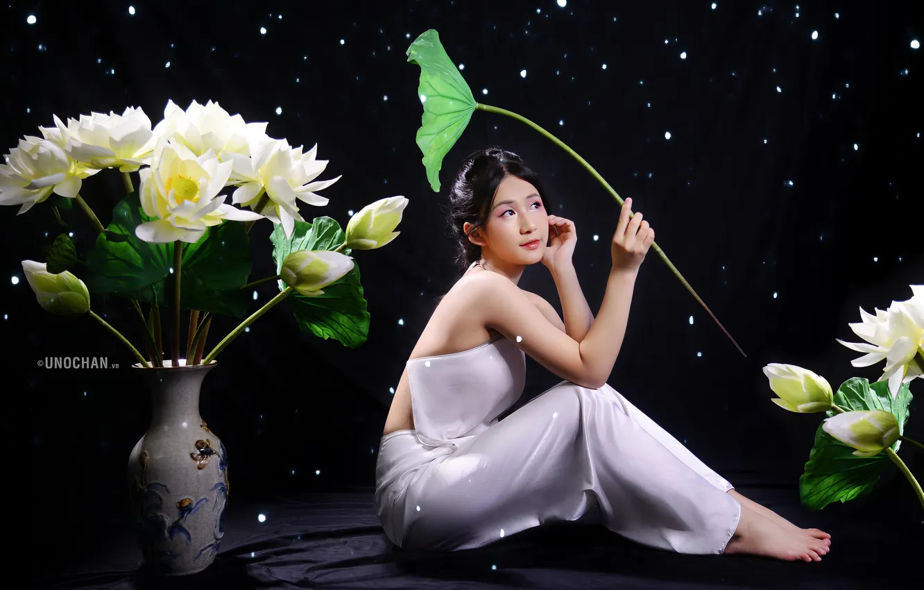 Photo wallpaper China, girl, sexy, girls, woman, model, asian, cute