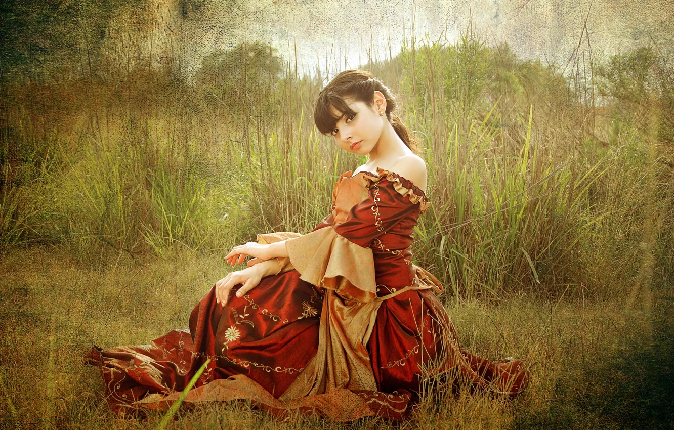 Photo wallpaper girl, style, A Little Princess