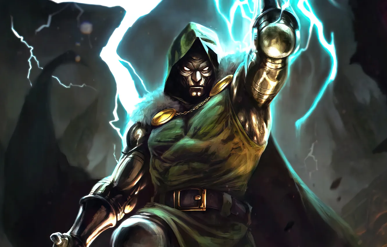Photo wallpaper Marvel, evil, Doom