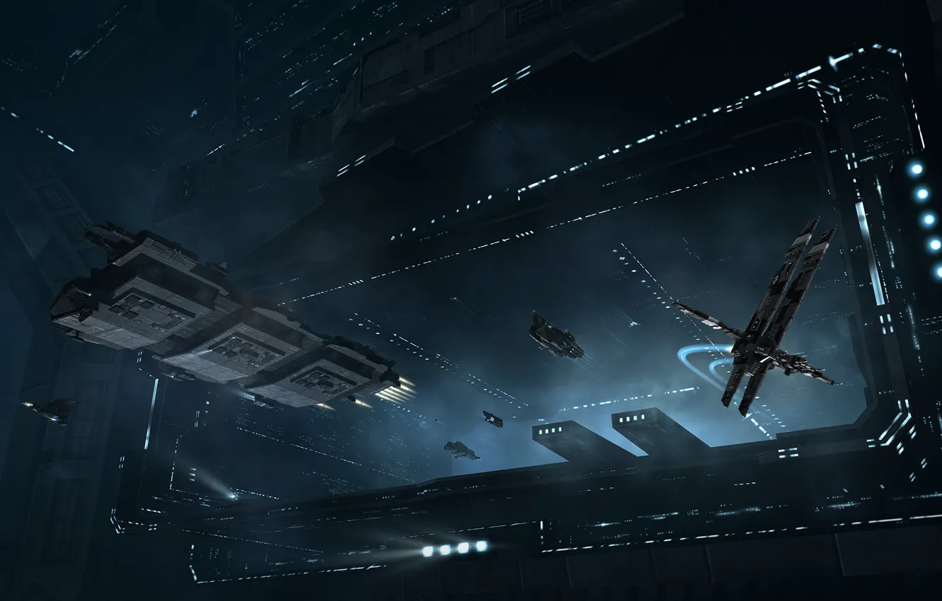 Photo wallpaper station, Space, space, spaceship, eve online, space ship, coooper