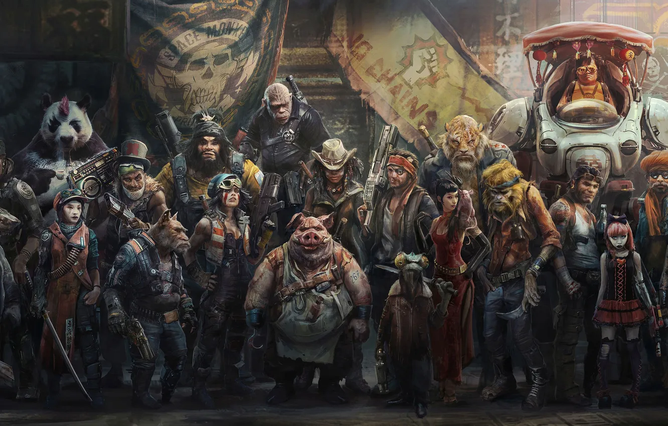 Photo wallpaper the game, art, characters, Beyond Good & Evil 2