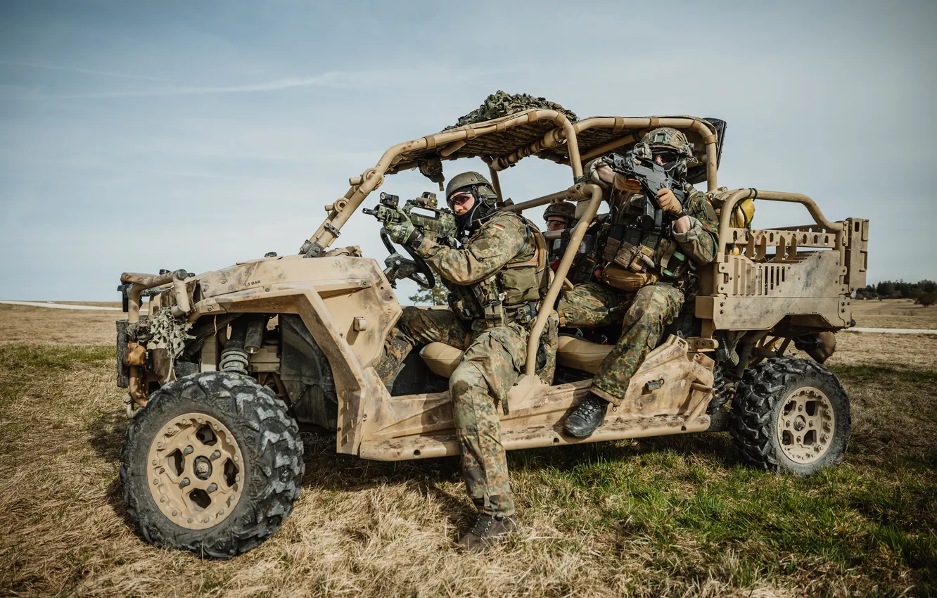 Photo wallpaper weapons, soldiers, Bundeswehr