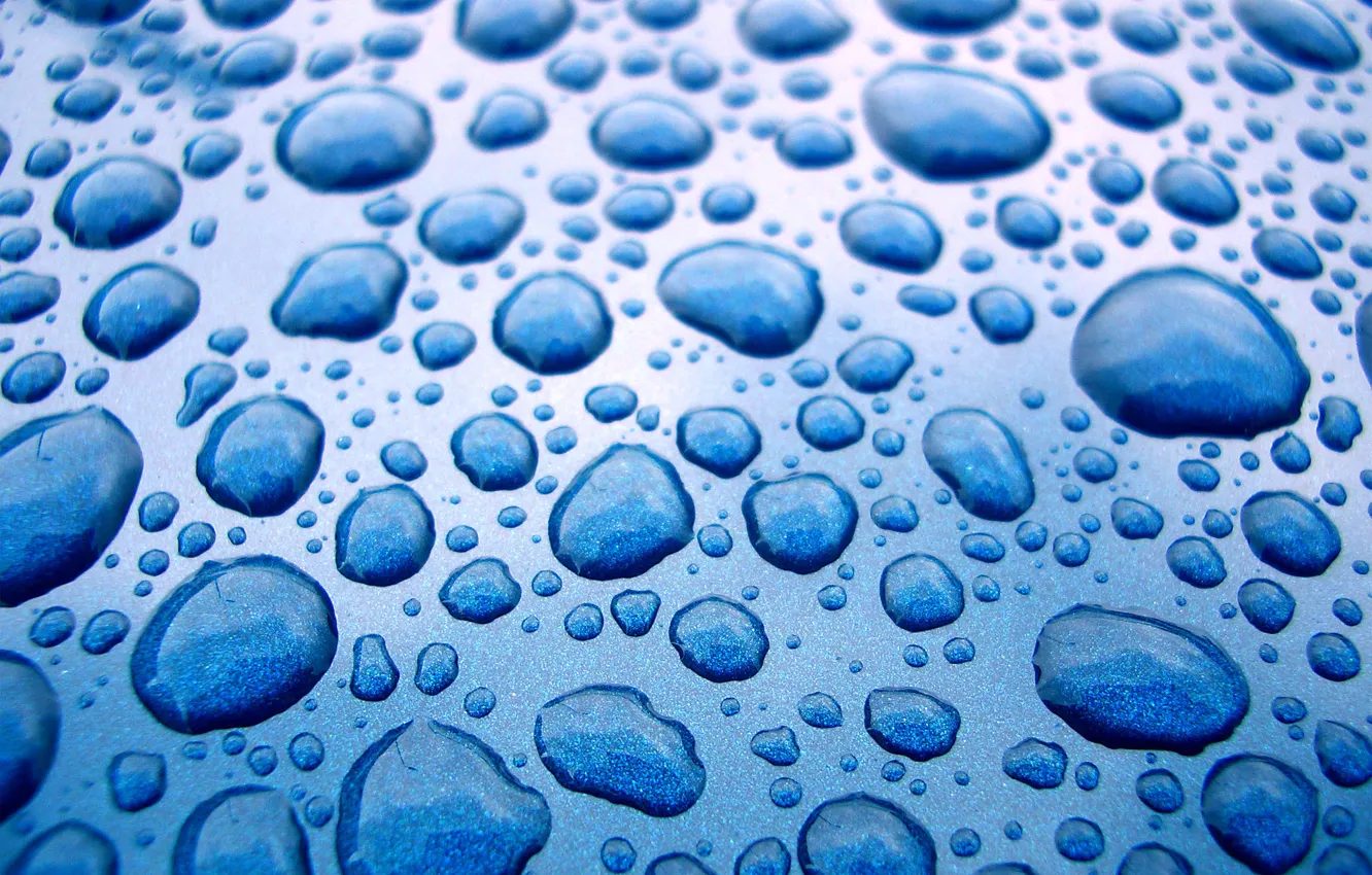 Photo wallpaper water, drops, macro, texture