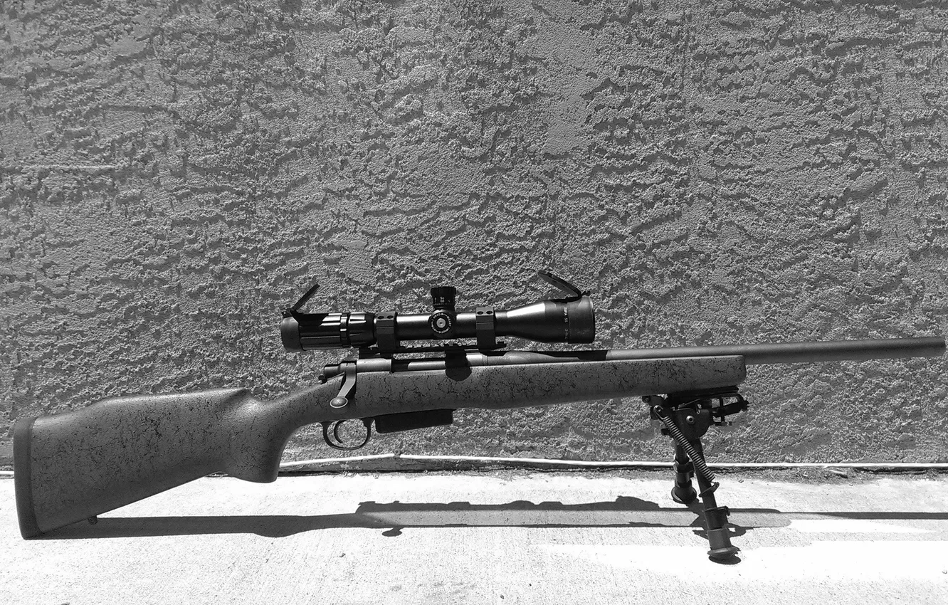 Photo wallpaper background, optics, rifle, sniper, fry, Remington 700