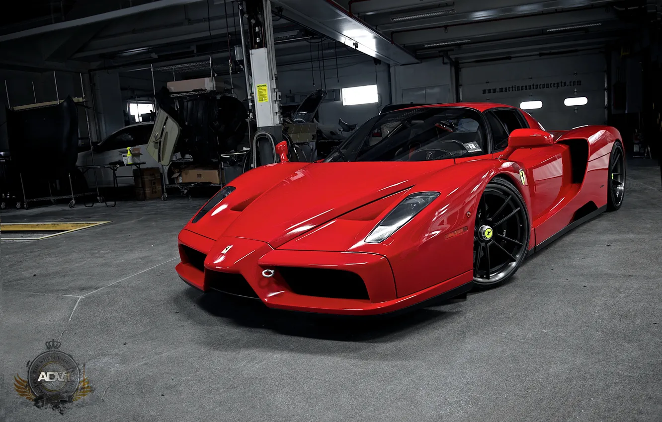 Photo wallpaper Ferrari, wheels, Enzo, adv1