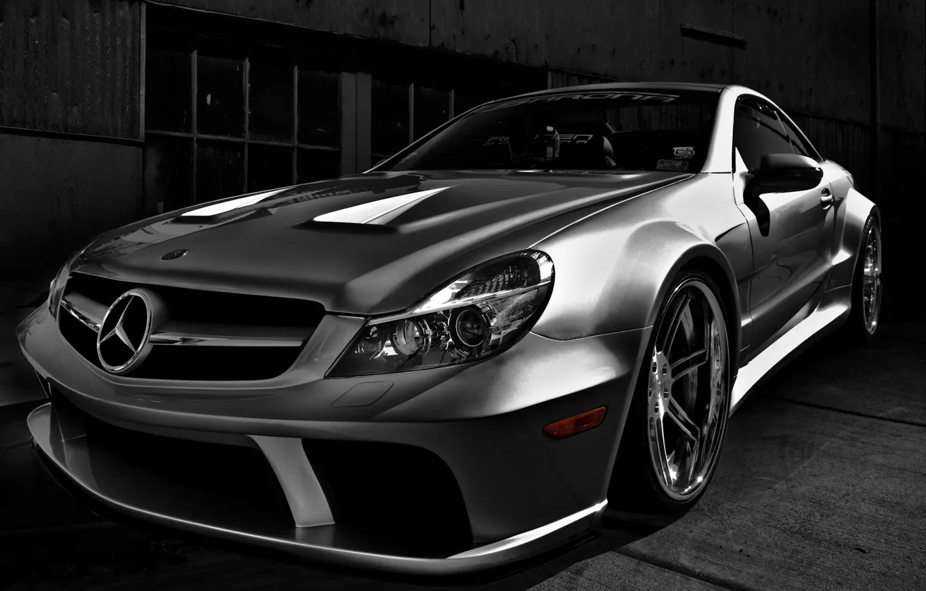 Photo wallpaper Mercedes-Benz, Roadster, car, AMG, sports, SL-class