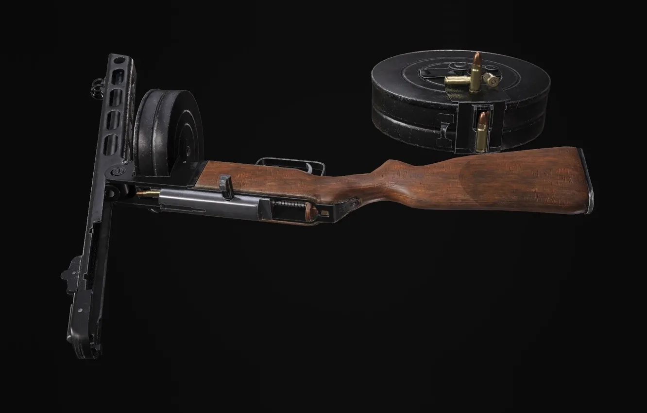 Photo wallpaper Russia, the gun, PPSH-41, Georgy Shpagin