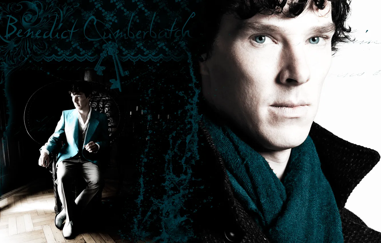 Photo wallpaper handsome, BBC, Sherlock, benedict