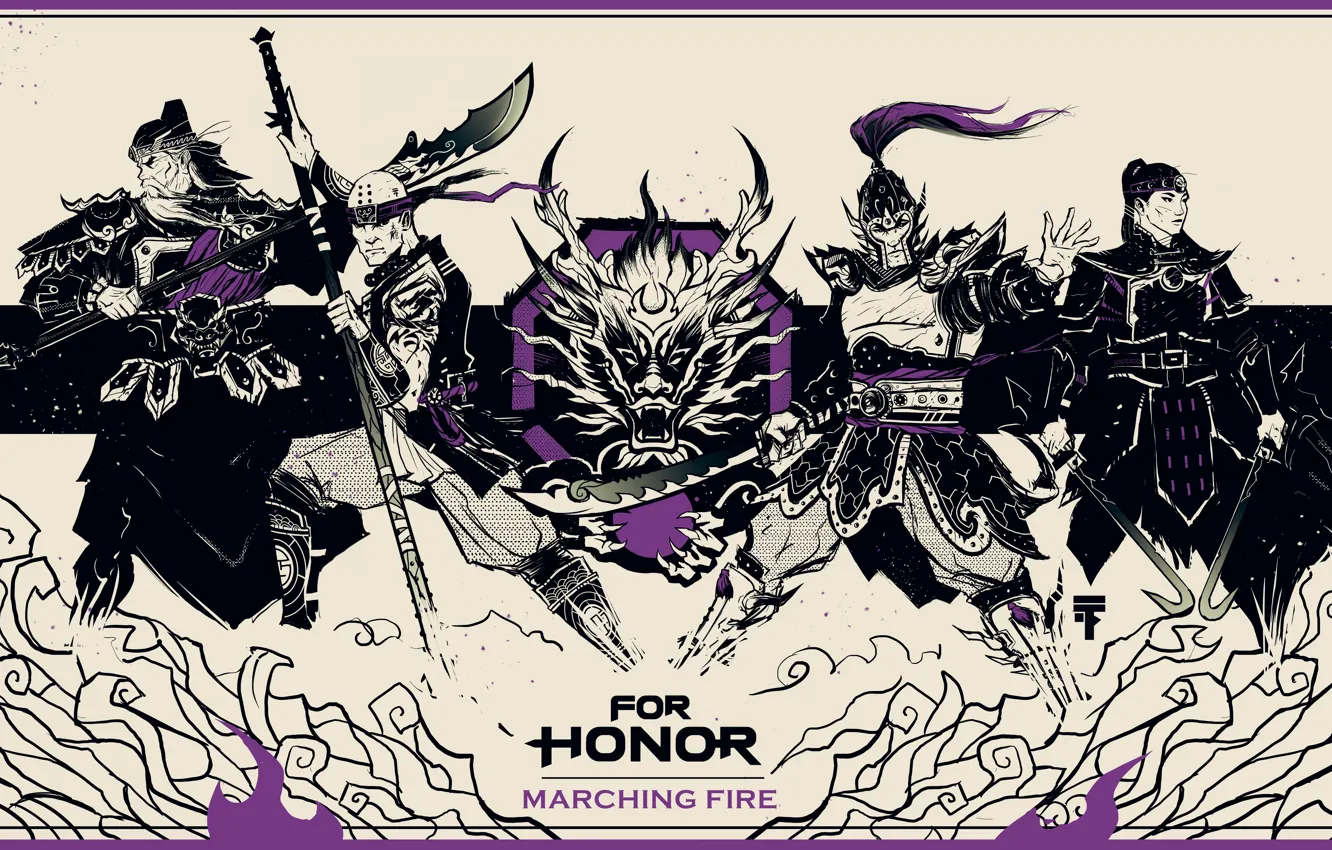Photo wallpaper the game, warrior, game, games, For Honor