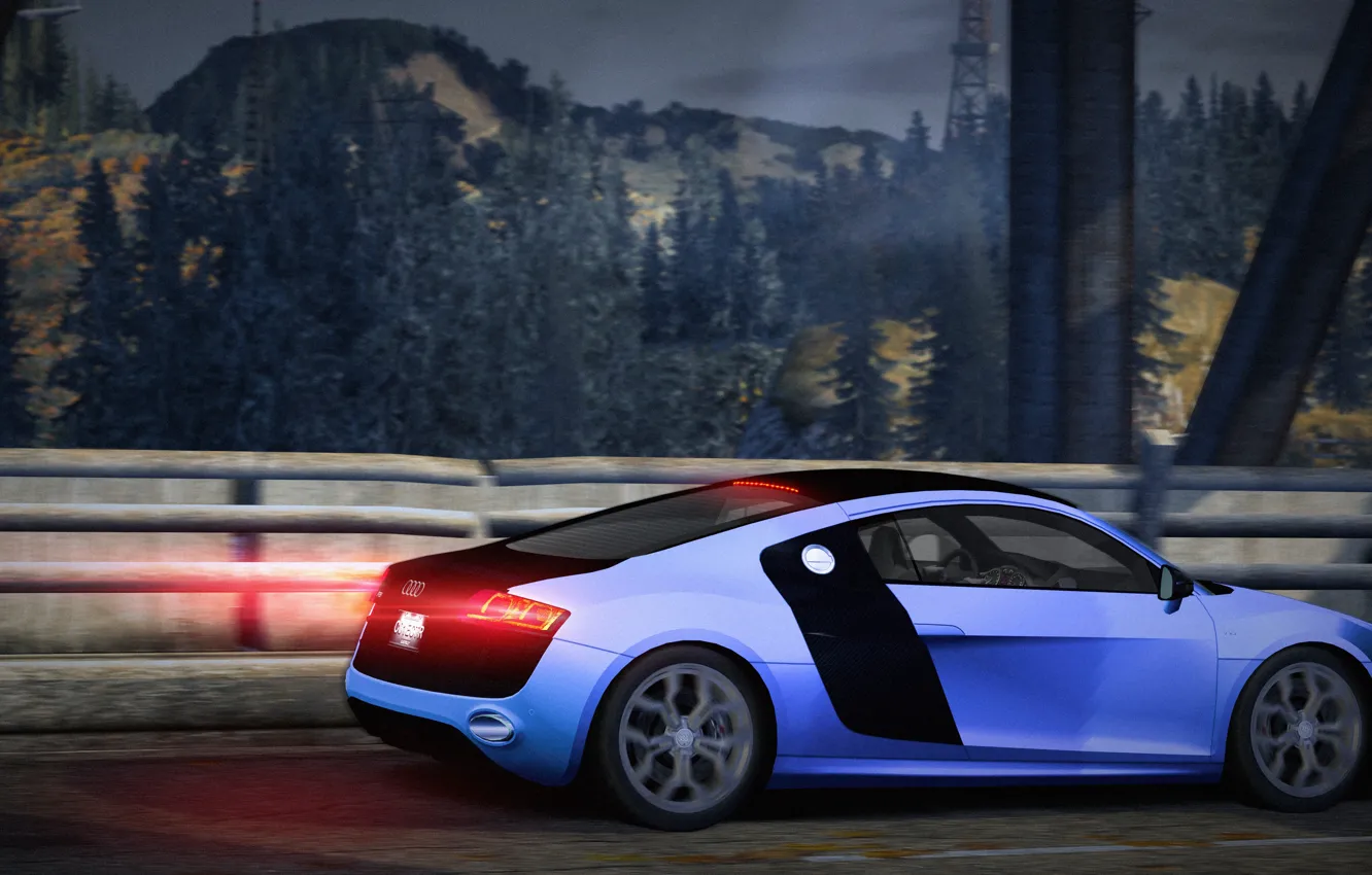 Photo wallpaper city, Audi R8, Need for Speed world