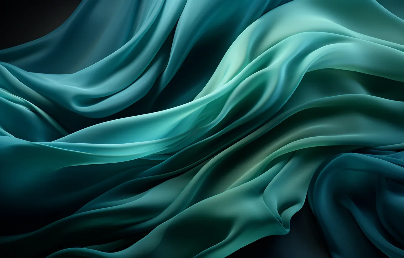 Photo wallpaper wave, the air, fabric