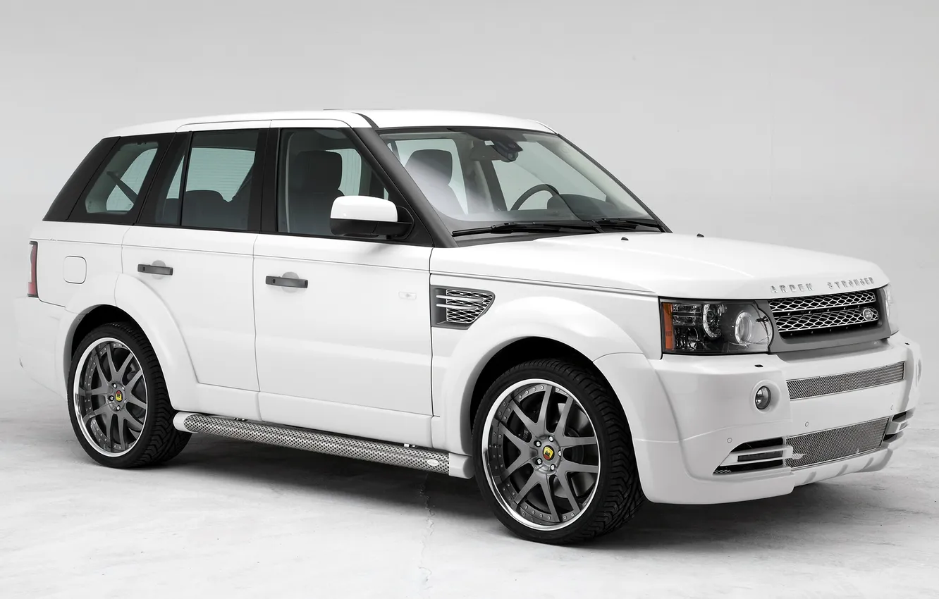 Photo wallpaper white, Sport, Rover, Range, Arden, Stronger, AR6