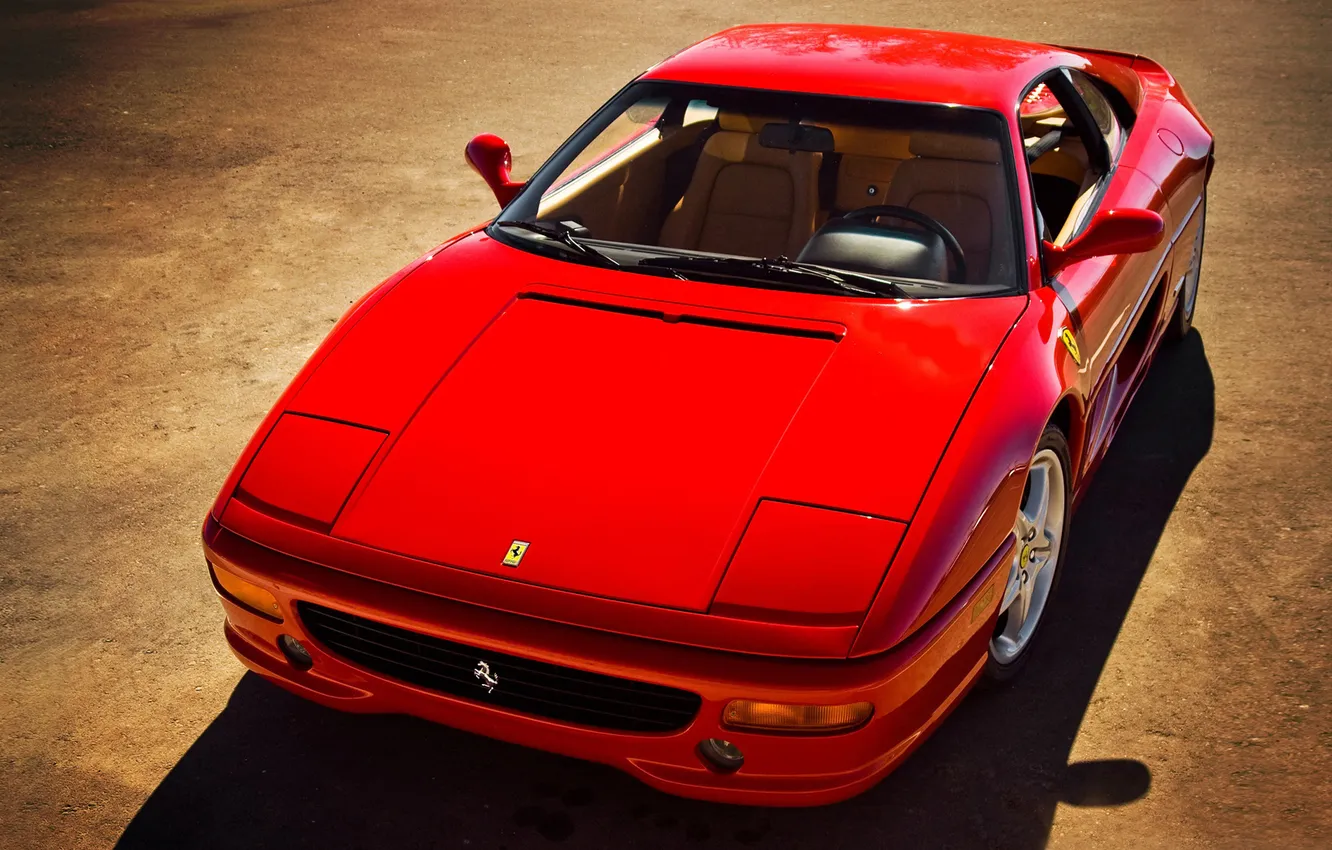 Photo wallpaper red, Ferrari, Supercar, Ferrari F355