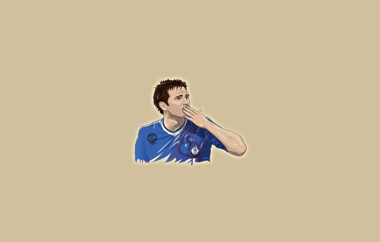 Photo wallpaper Football, Chelsea, Frank Lampard
