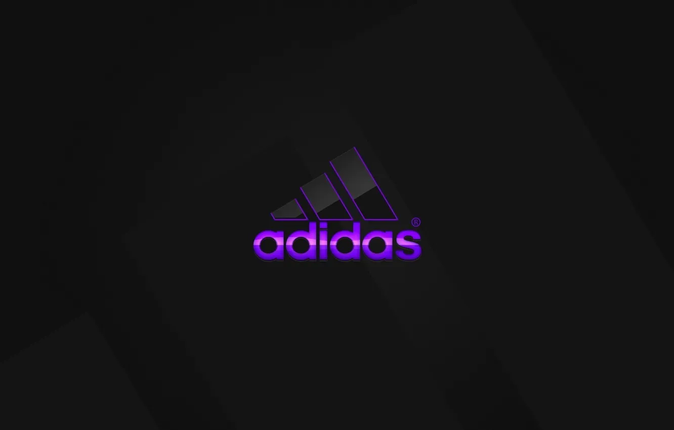 Photo wallpaper purple, logo, logo, Adidas, adidas