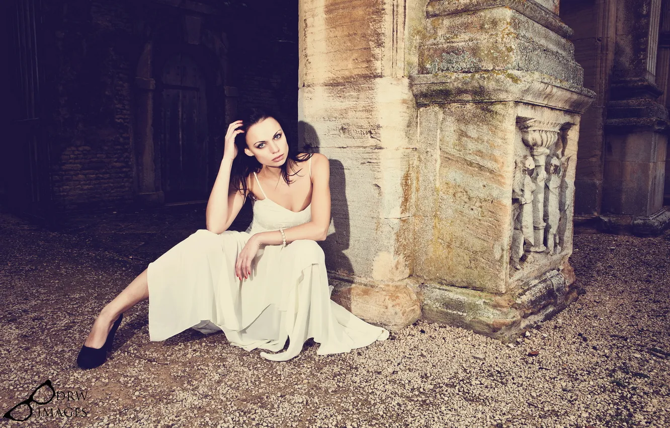 Photo wallpaper girl, pose, Nella Klimowicz