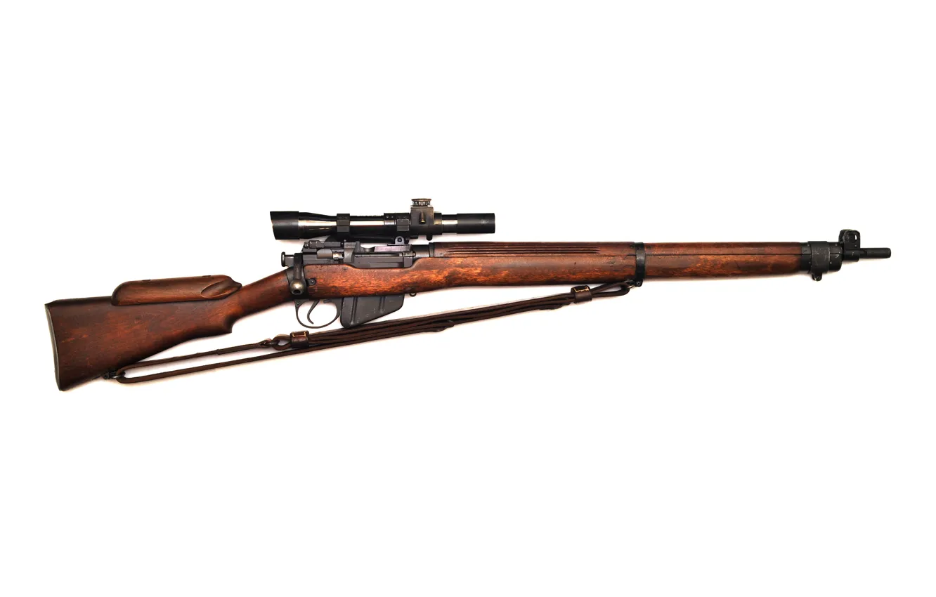 Photo wallpaper rifle, Lee-Enfield, No4T