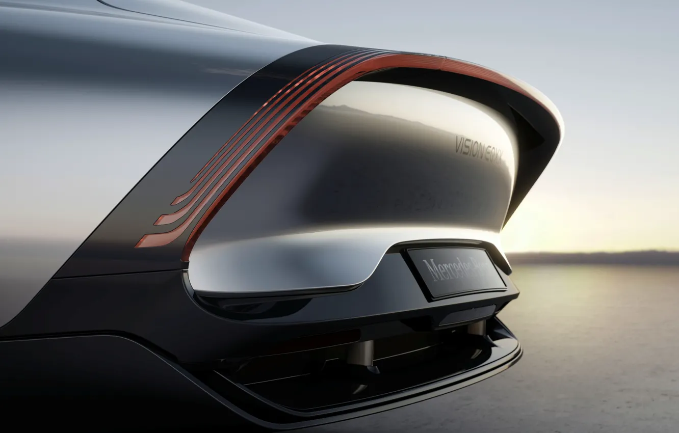 Photo wallpaper coupe, Mercedes-Benz, bumper, feed, 2022, Vision EQXX Concept