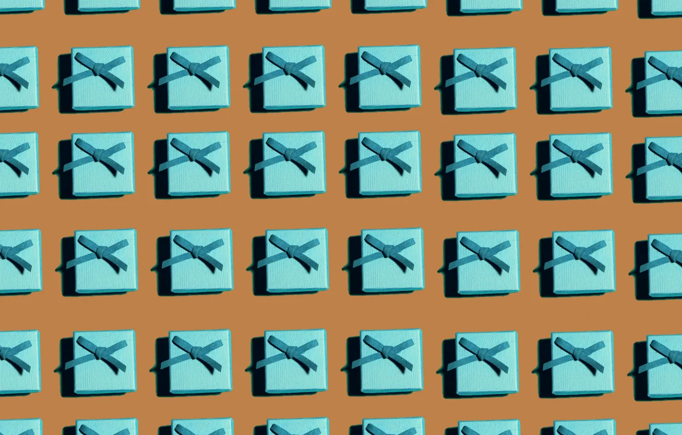 Photo wallpaper background, gift, texture, blue, present, boxes