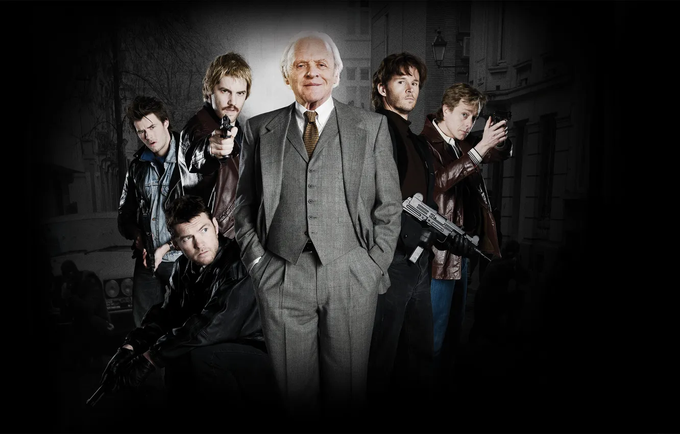 Photo wallpaper Thriller, poster, crime, Anthony Hopkins, Anthony Hopkins, Jim Sturgess, Sam Worthington, Sam Worthington