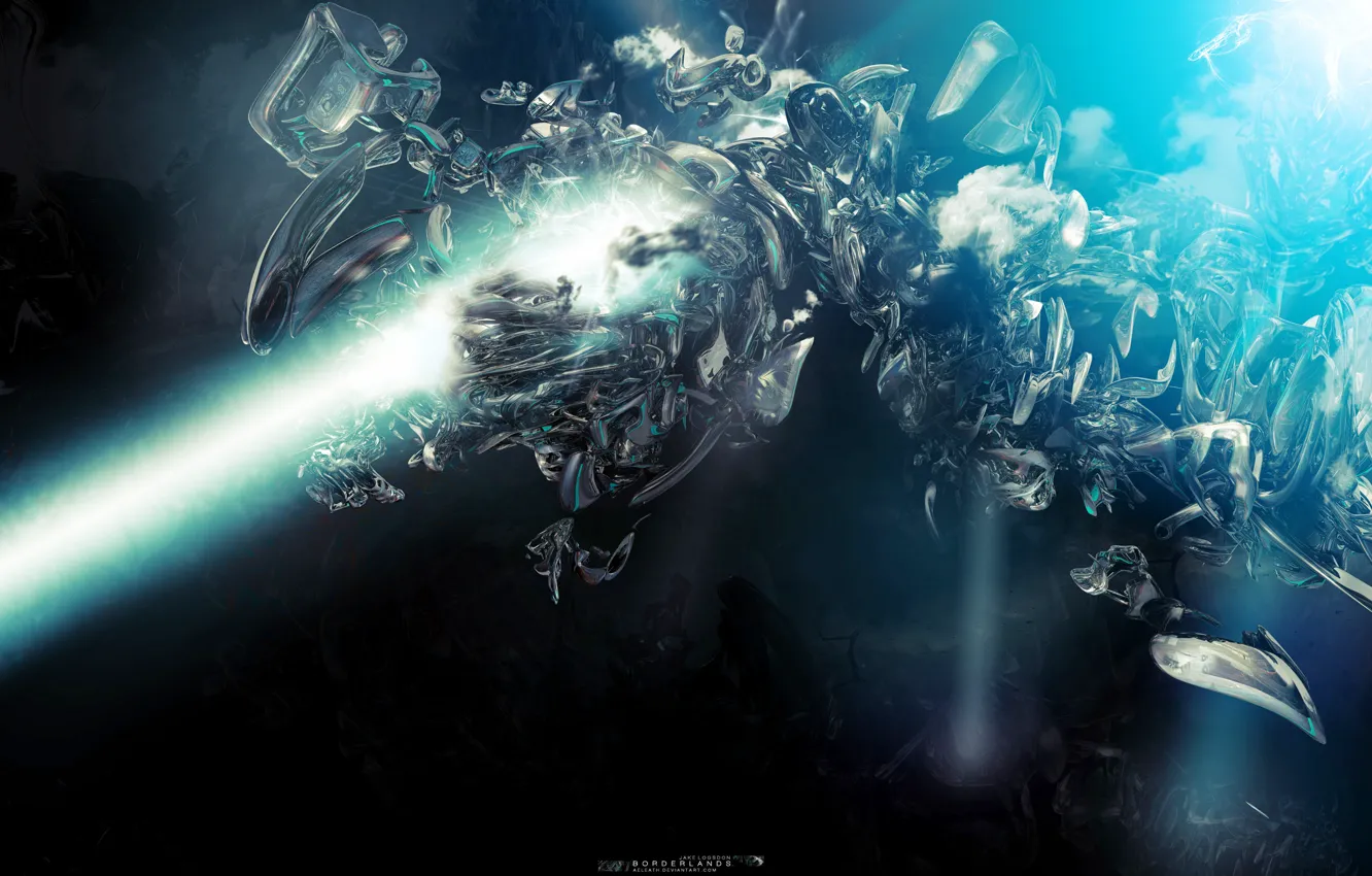 Photo wallpaper light, part, Borderlands