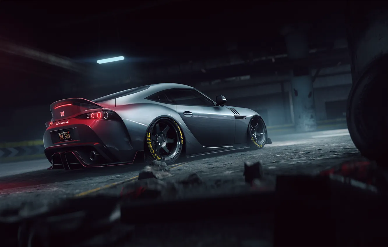 Photo wallpaper car, Toyota, Supra, Toyota Supra