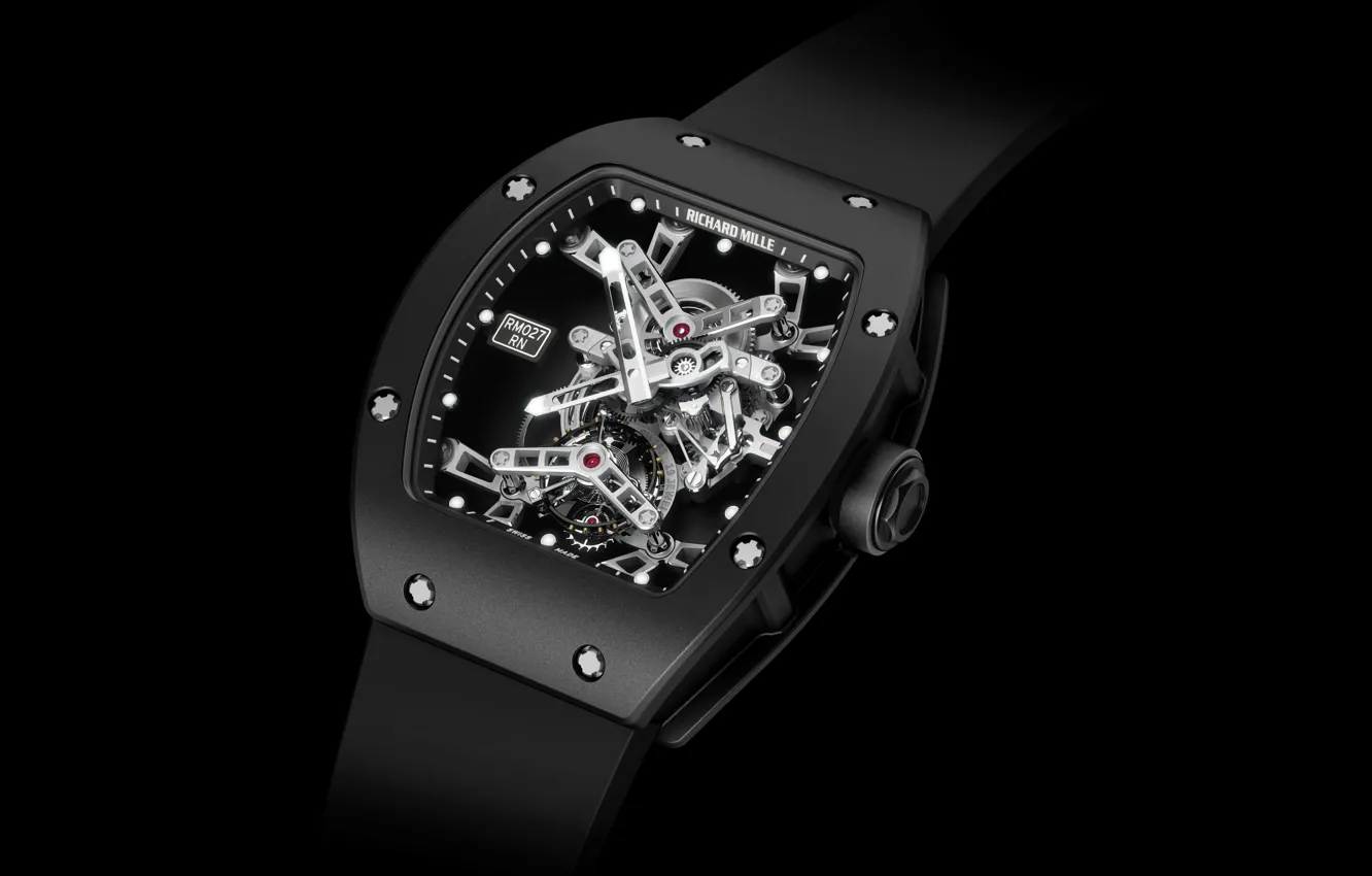 Photo wallpaper macro, watch, Richard, Mille, watch