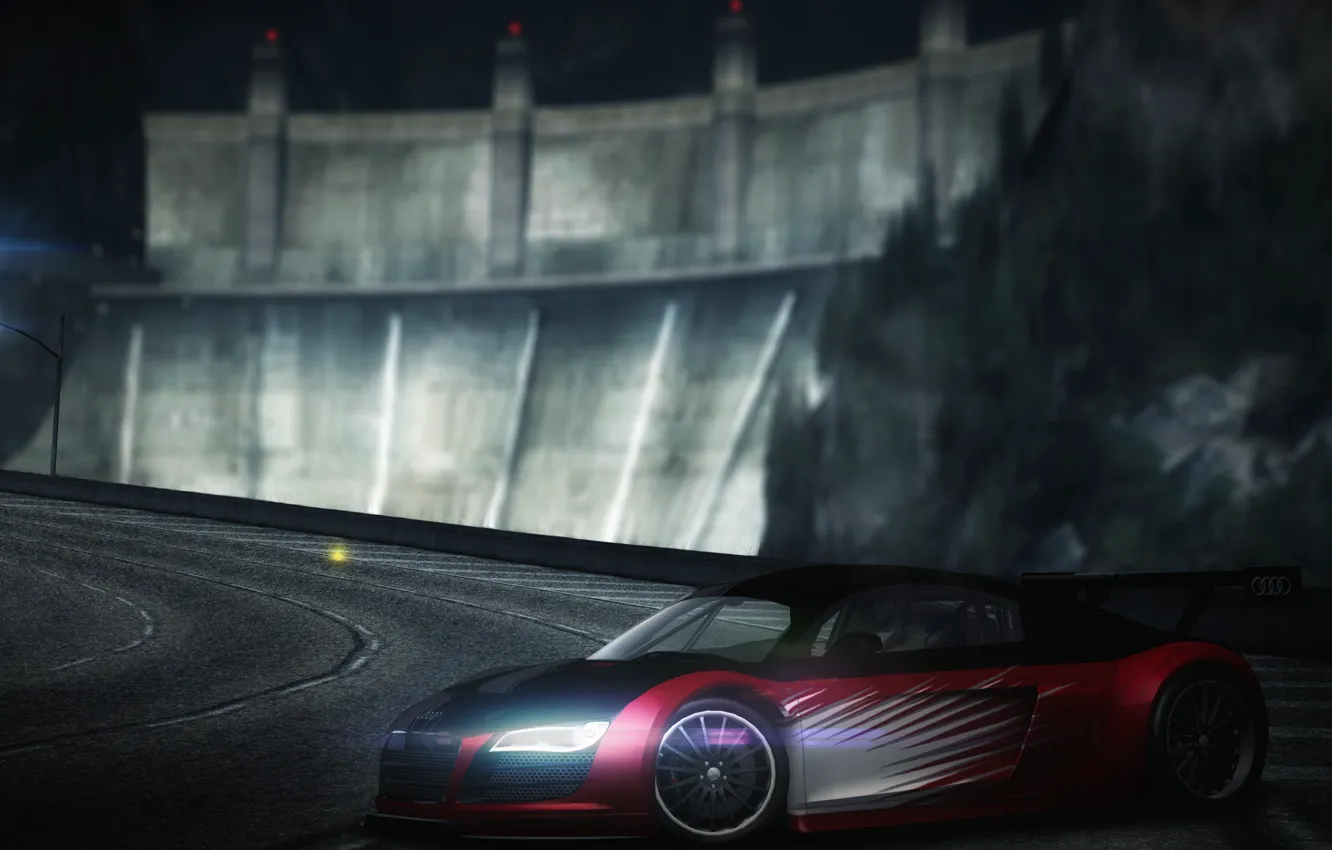 Photo wallpaper Audi R8, Photoshop, Need for Speed world, Screenshot