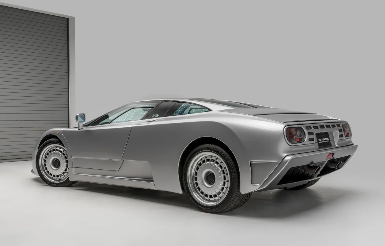 Photo wallpaper silver, Bugatti, supercar, Bugatti EB110 GT, EB 110