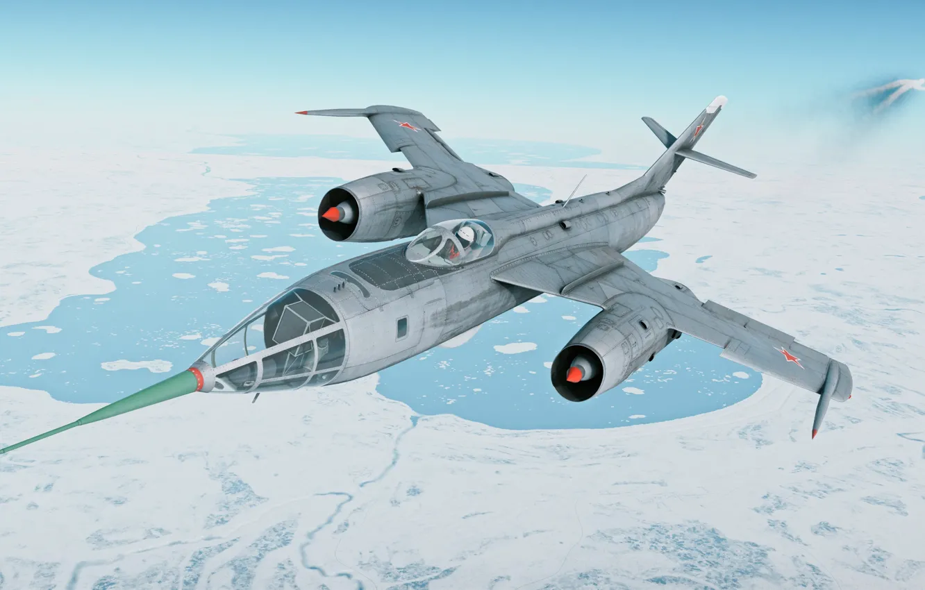 Photo wallpaper USSR, bomber, Yakovlev, Yak-28B