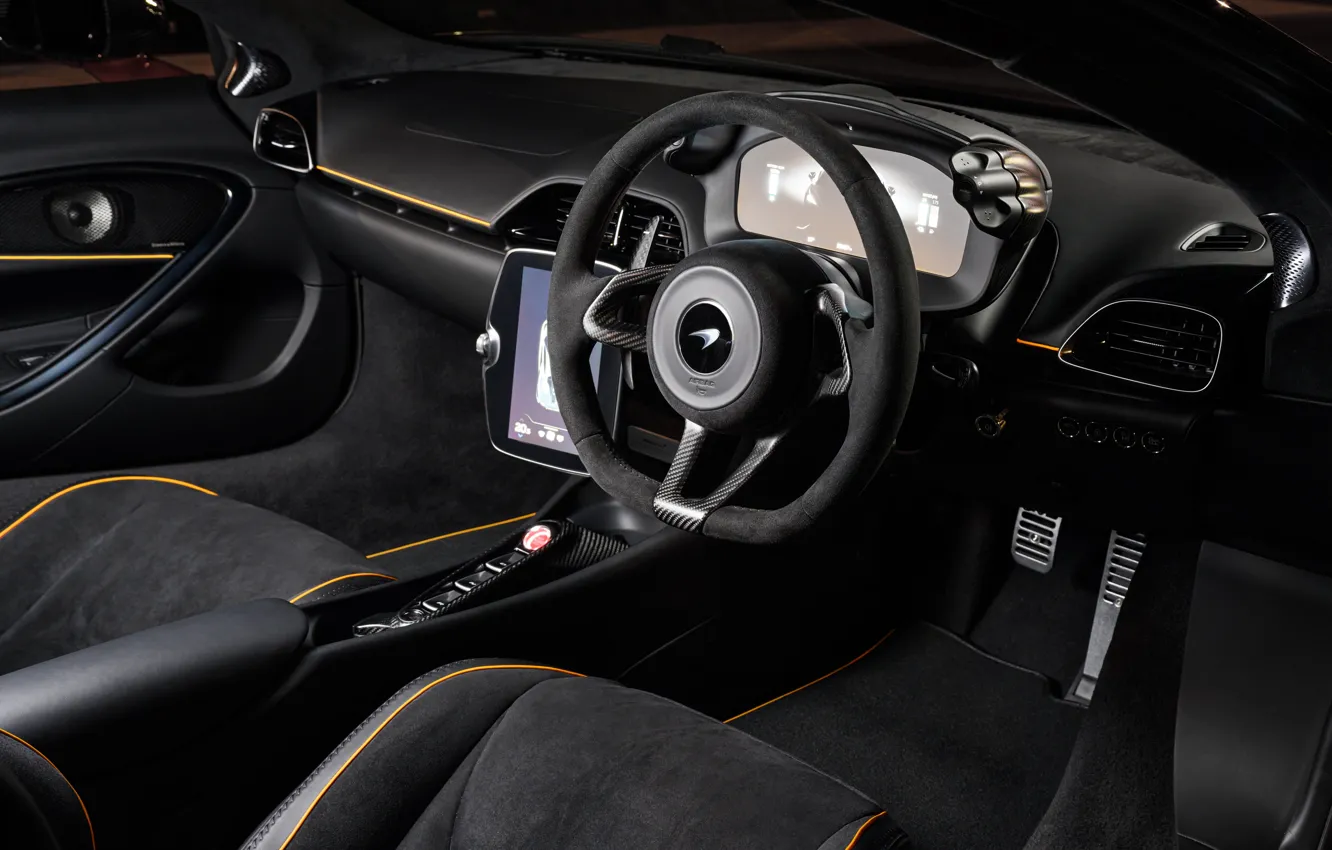 Photo wallpaper McLaren, car interior, Artura, McLaren Artura