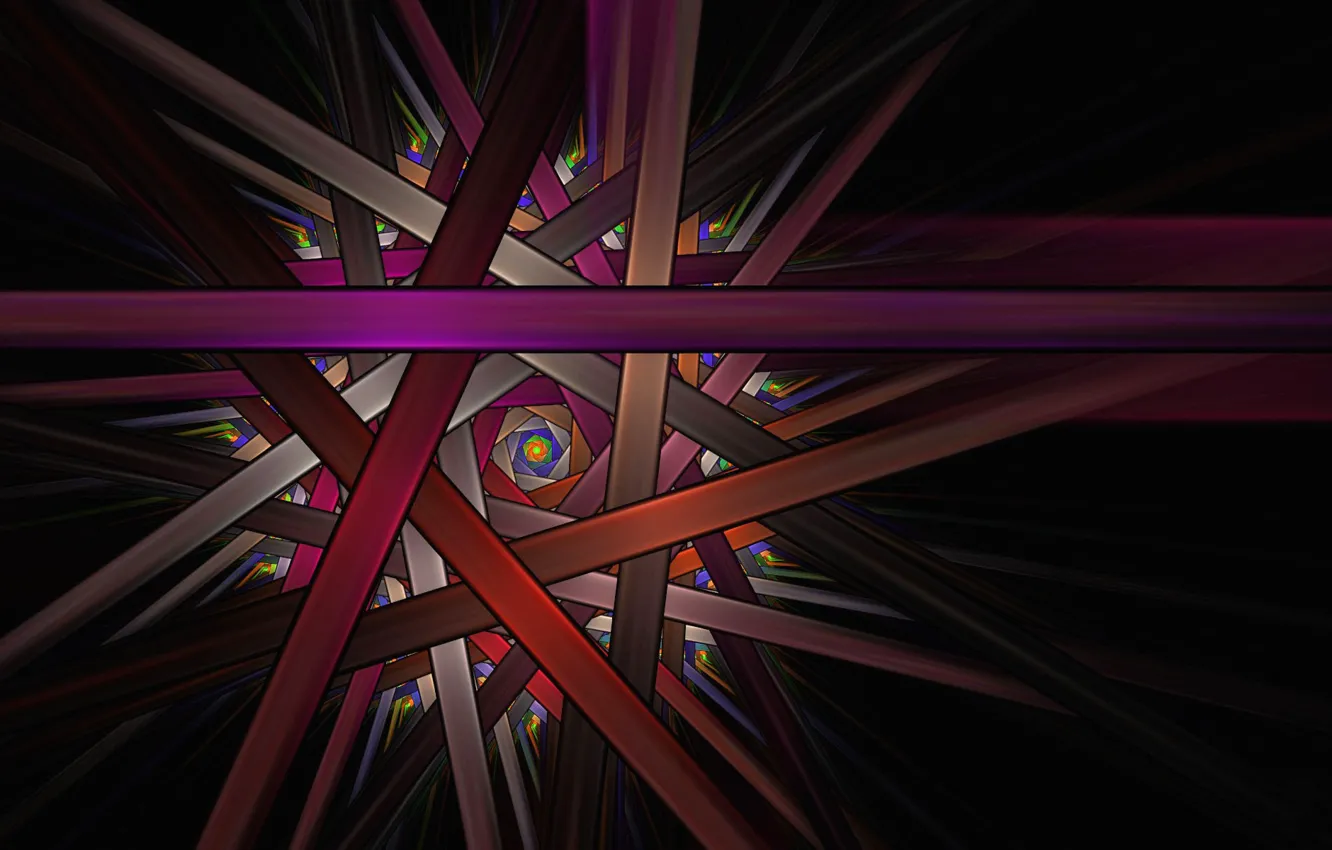 Photo wallpaper light, line, color, spiral, the volume