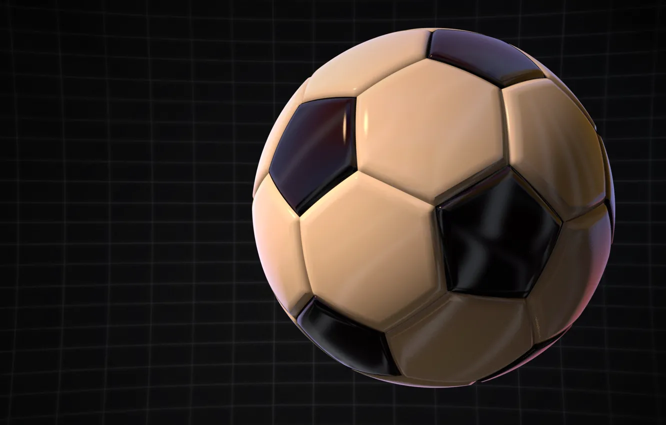 Photo wallpaper football, graphics, the ball