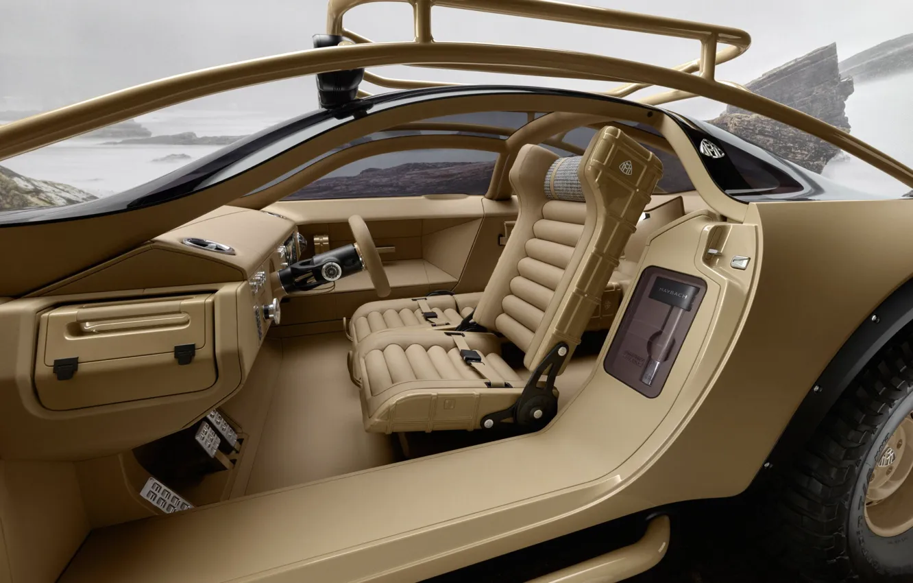 Photo wallpaper Mercedes-Benz, interior, the concept car, the interior of the car, Project Maybach