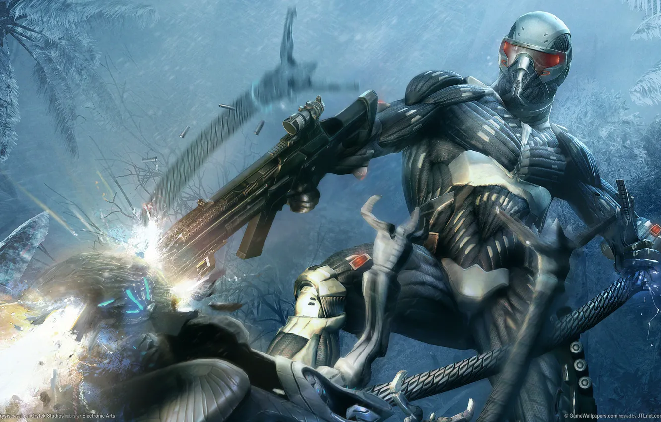 Photo wallpaper Crysis, game, 2010, black