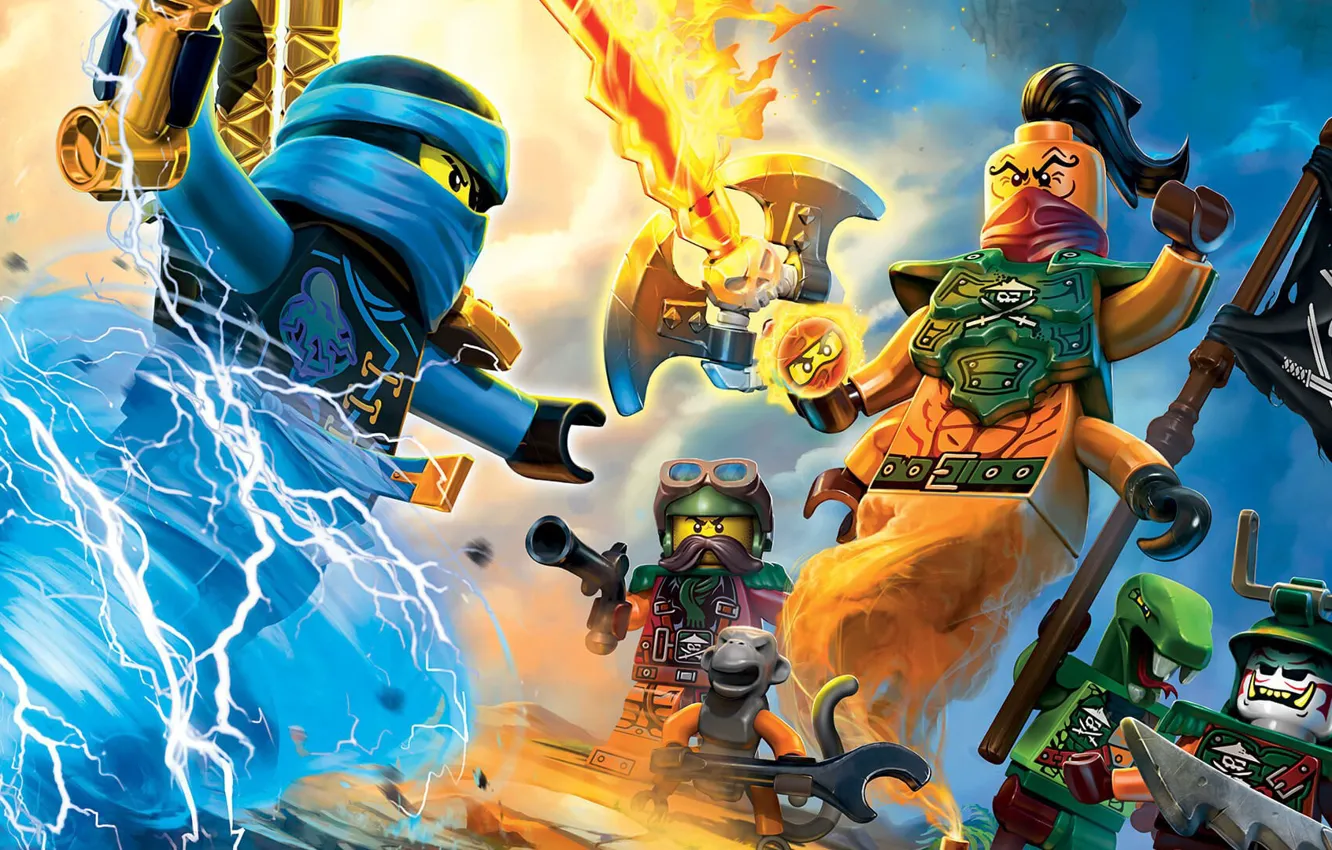 Photo wallpaper sword, gun, pistol, fighter, toy, armor, pirate, weapon