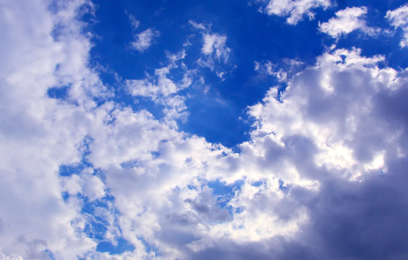 Photo wallpaper sky, blue, cloud